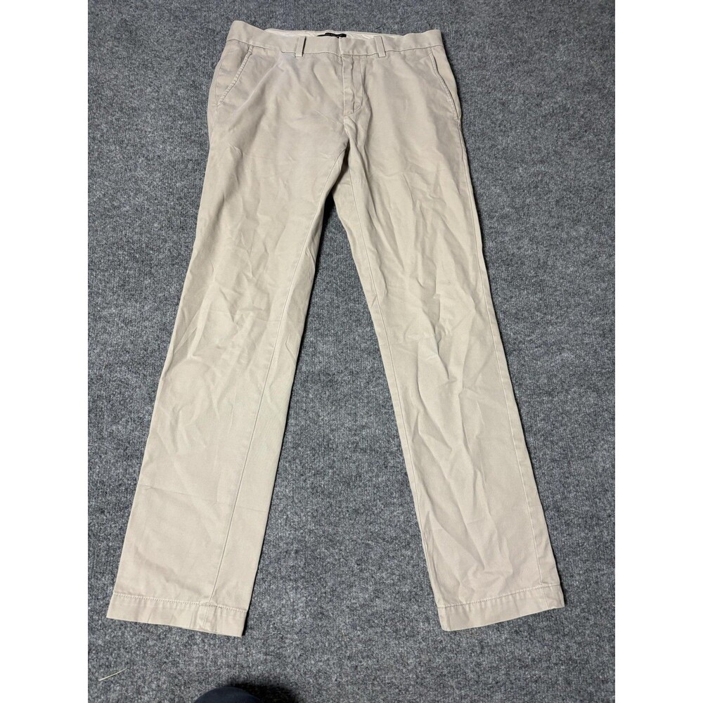 Banana Republic Chino Pants Mens 30x32 Beige Aiden Slim Fit Cotton Casual